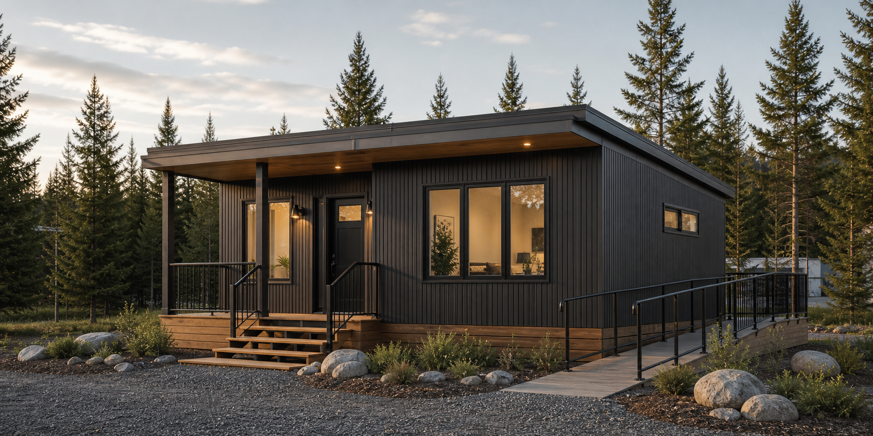 Modern modular homes used for model selection